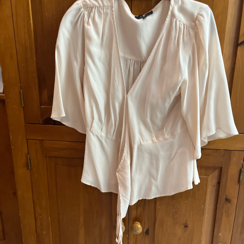 7 For All Mankind Light Pink Women's Blouse